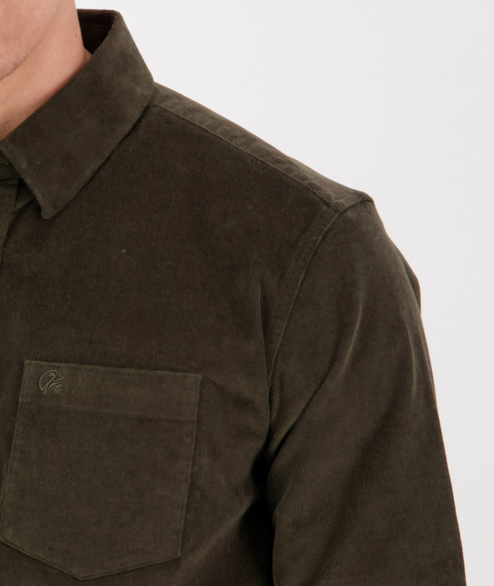 Swanndri Men's Ranfurly Corduroy Shirt - Olive