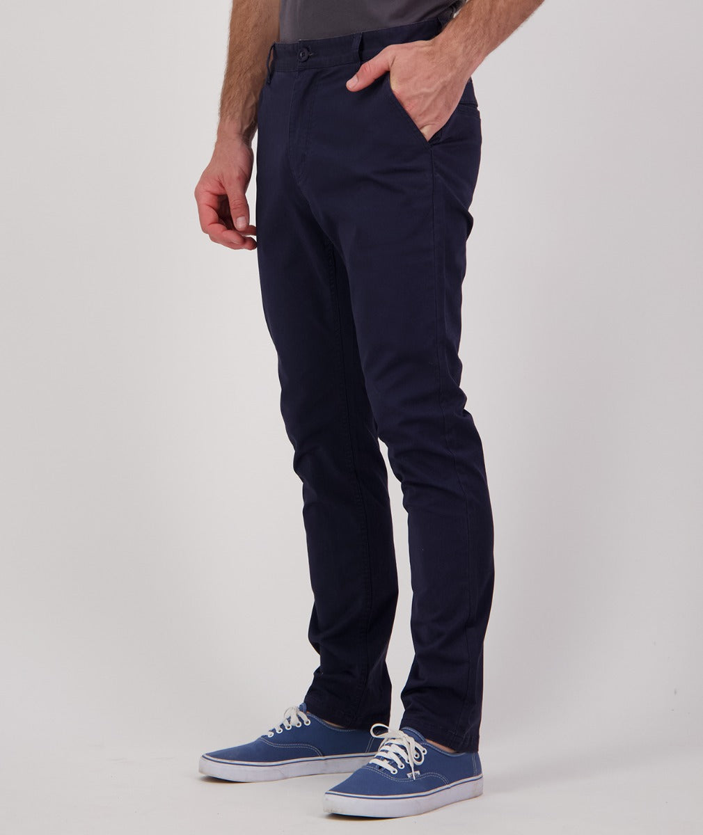 LINE 7 MEN'S REEF STRETCH COTTON CHINO PANT (NAVY)