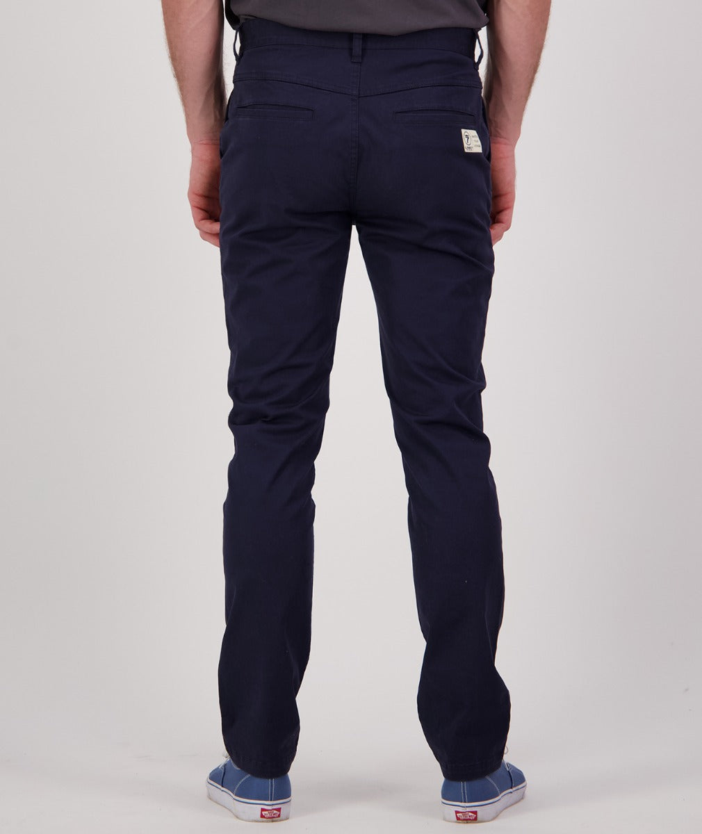 LINE 7 MEN'S REEF STRETCH COTTON CHINO PANT (NAVY)