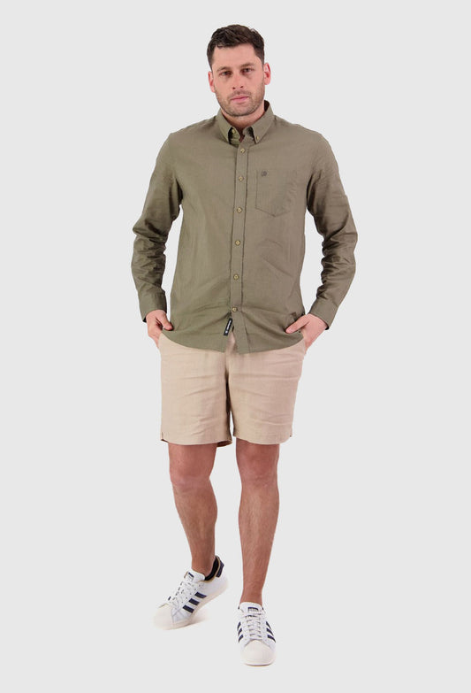 Swanndri Men's Ward Long Sleeve Shirt Olive