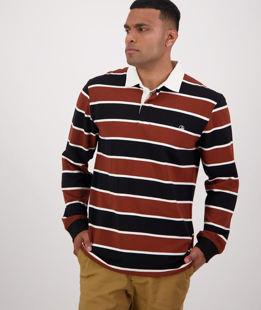 Swanndri Men's Whitson L/S Rugby - CLEARANCE