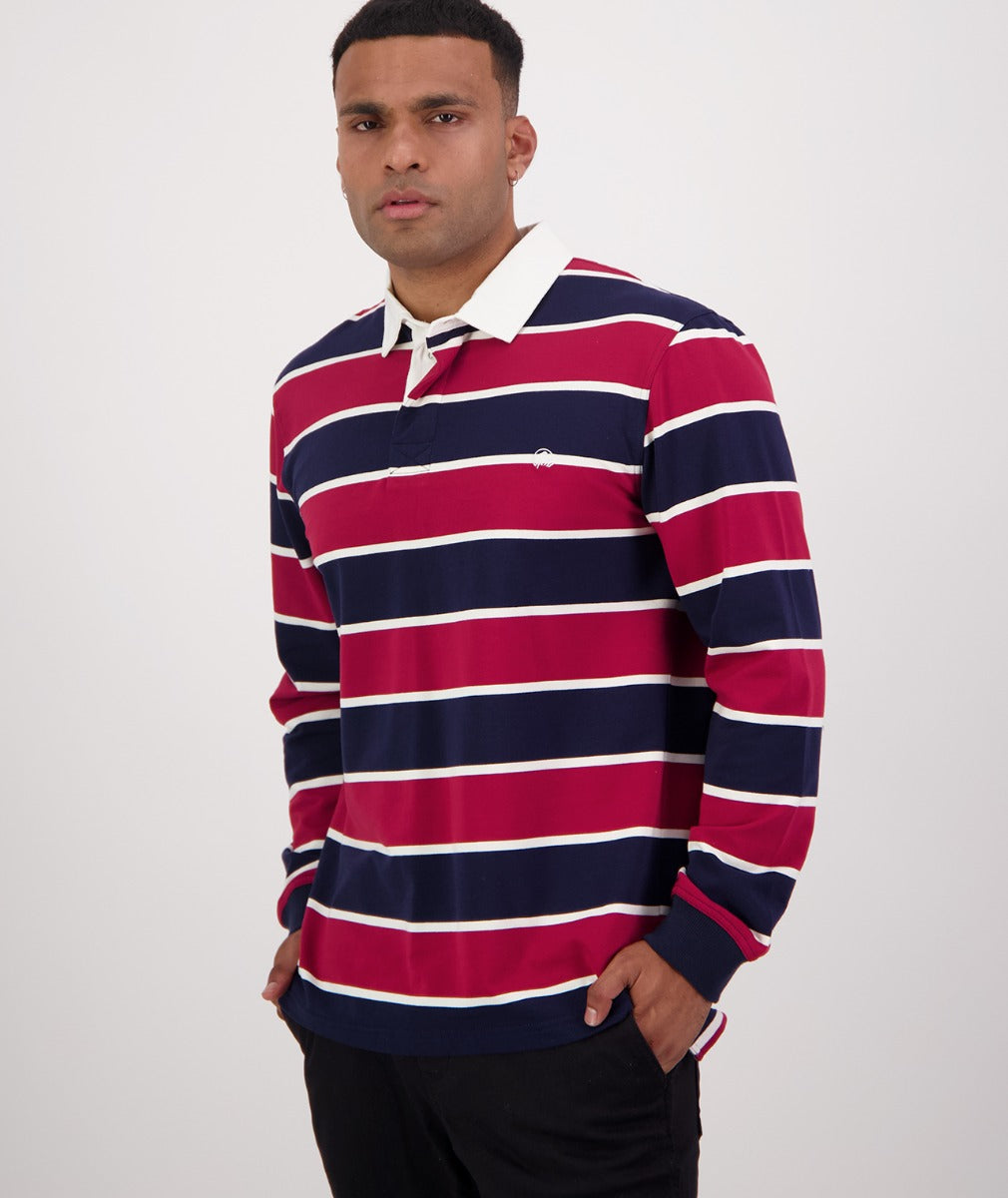 Swanndri Men's Whitson L/S Rugby - CLEARANCE