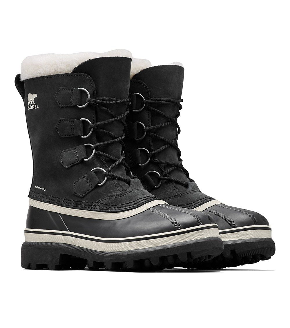 SOREL WOMEN'S CARIBOU - BLACK/STONE