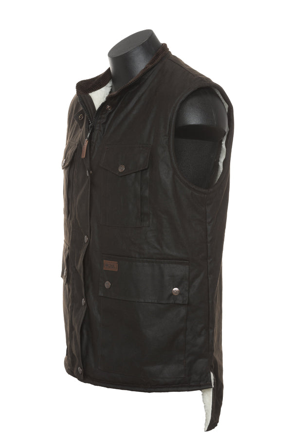 Outack Trading Co Men's Caulfield Vest - Brown