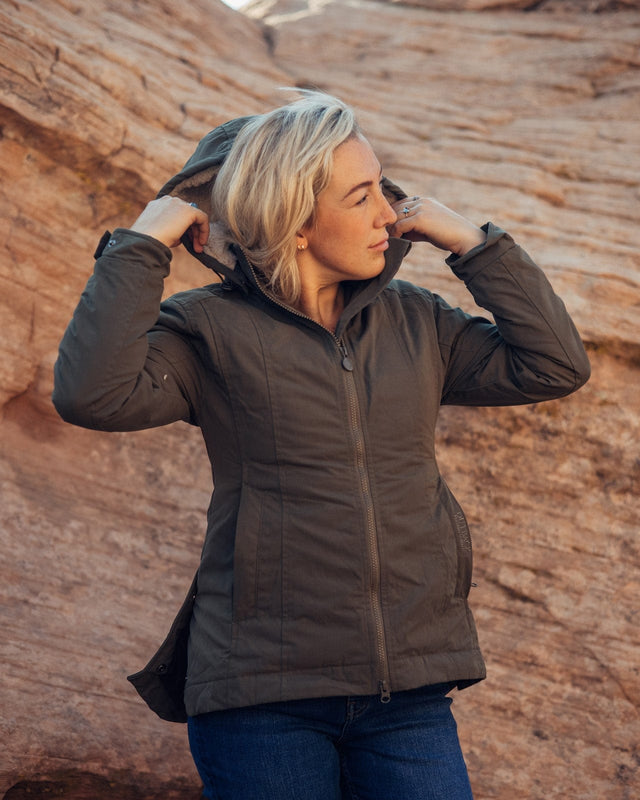 OUTBACK TRADING WOMEN’S HATTIE JACKET (OLIVE)