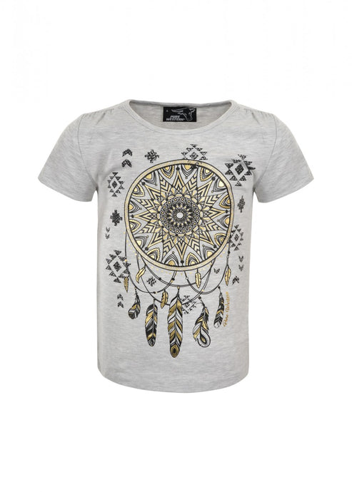 Pure Western Girls Rozlyn Tee (White Marle) - FINAL SALE