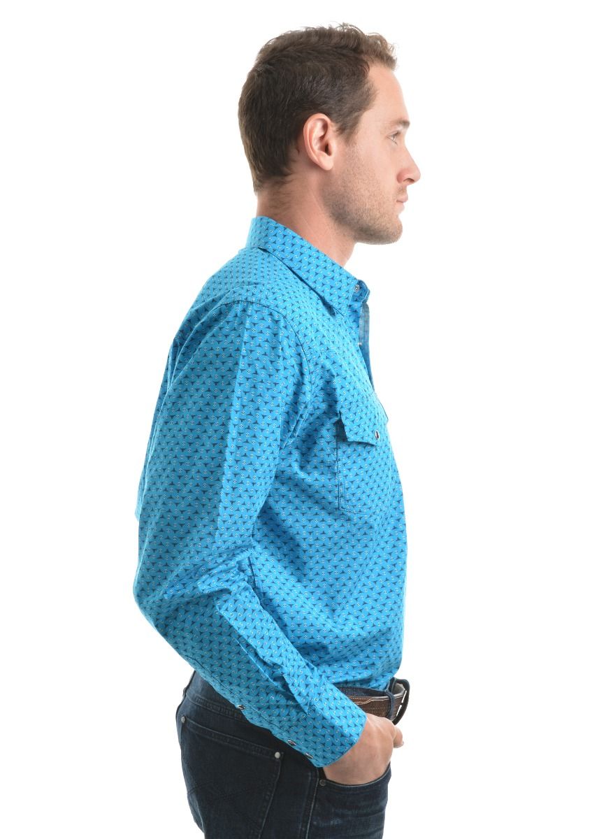 Pure Western Men's Davis Long Sleeve Shirt - SALE