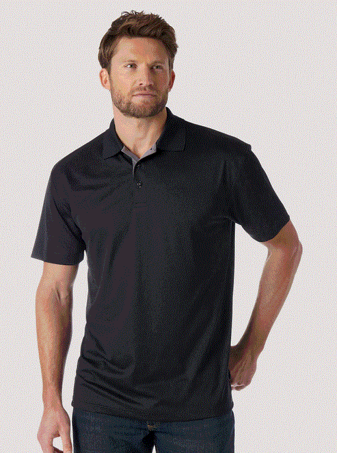 Wrangler USA 20X Comfort Performance Polo Black