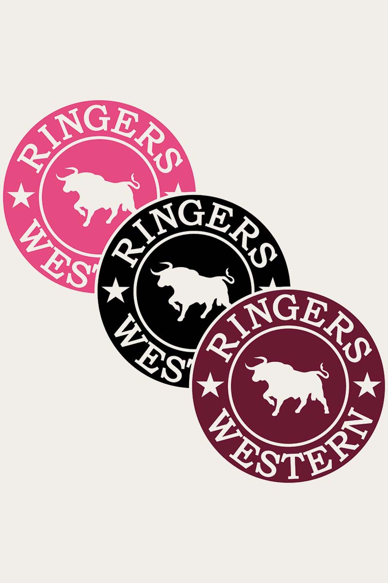 Ringers Western 3 Pack Small Round Stickers