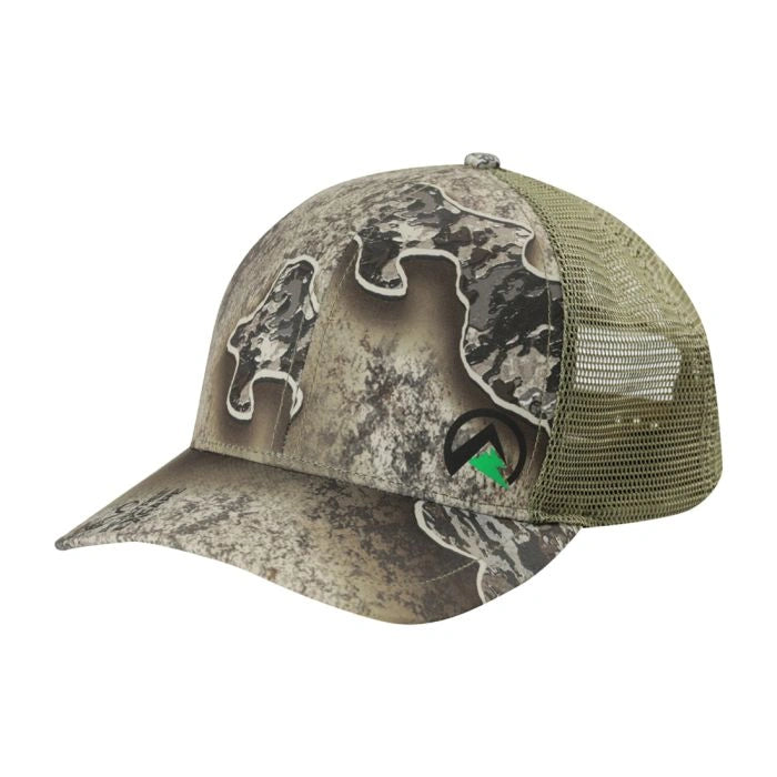 RIDGELINE TRUCKER CAP EXCAPE - CAMO