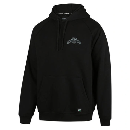 RIDGELINE RL IMPACT RECYCLED HOODED FLEECE - BLACK