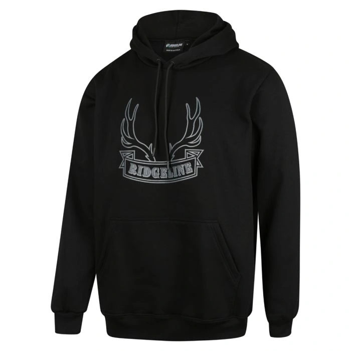 RIDGELINE RL MENS TROPHY HOODIE - BLACK