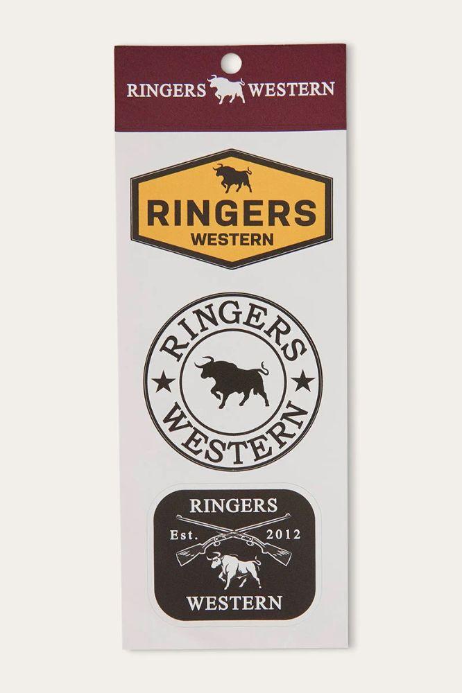 Ringers Western - Logo Sticker (3 Pack) - Multi