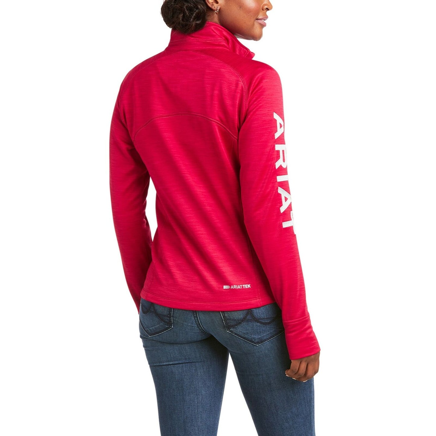 Ariat Women's TEK Team 1/2 Zip Sweatshirt - Persian Red