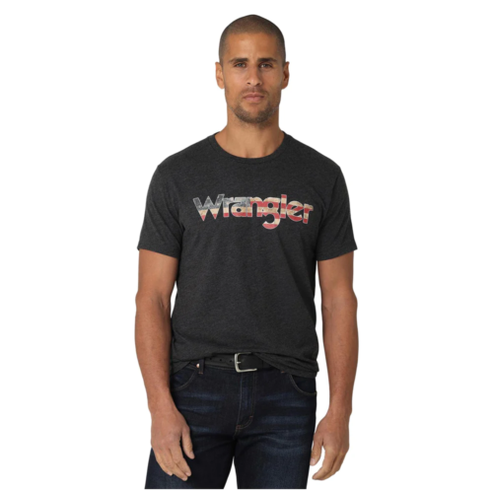 WRANGLER USA MENS AMERICAN FLAG TEE