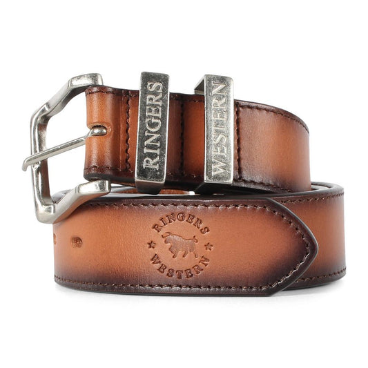 Ringers Western Men's Woodbury Belt - Spice Brown