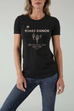 Kimes Ranch Ladies Welcome Tee - Black