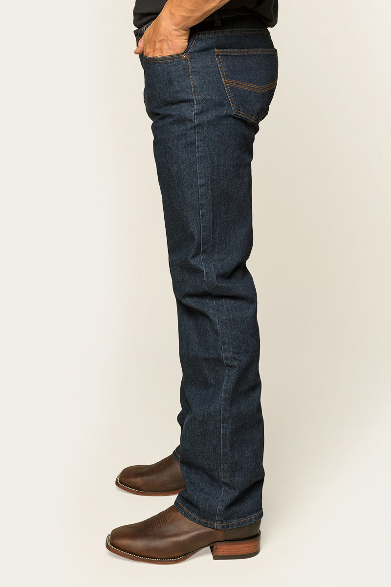 RINGERS STURT MENS RELAXED LEG JEAN - DARK BLUE - 34LEG