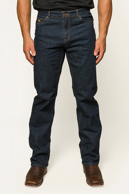 RINGERS STURT MENS RELAXED LEG JEAN - DARK BLUE - 32LEG