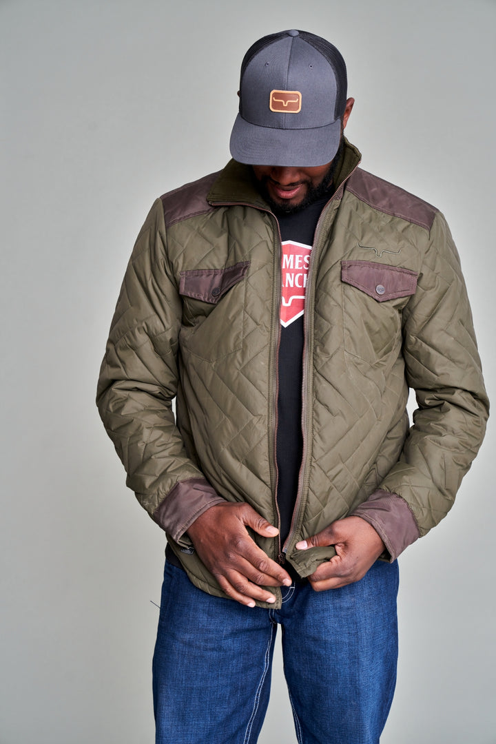 Kimes Ranch Men's Skink Jacket - Military Green