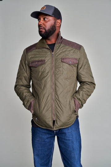 Kimes Ranch Men's Skink Jacket - Military Green