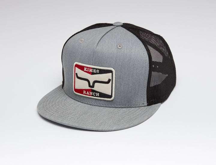 Kimes Ranch Sparky Trucker Hat Grey Heather