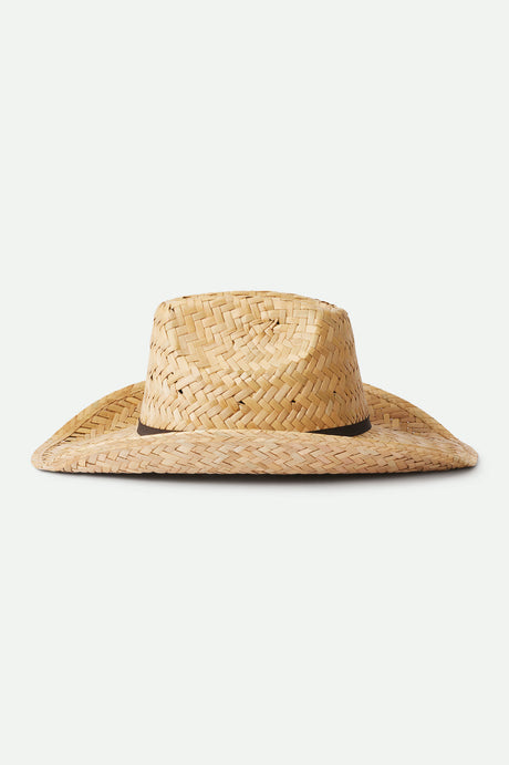 Brixton Houston 100% Straw Cowboy Hat - Natural