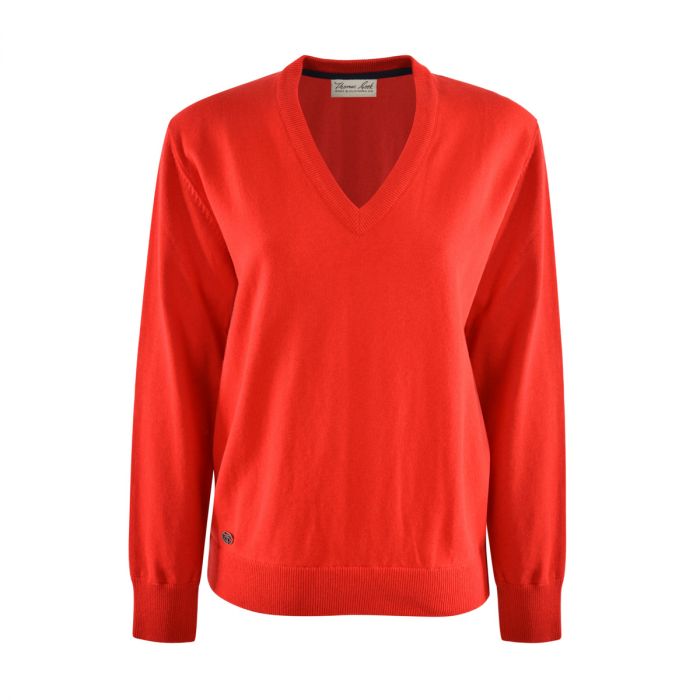 Thomas Cook V-Neck Cashmere Blend Jumper - SALE