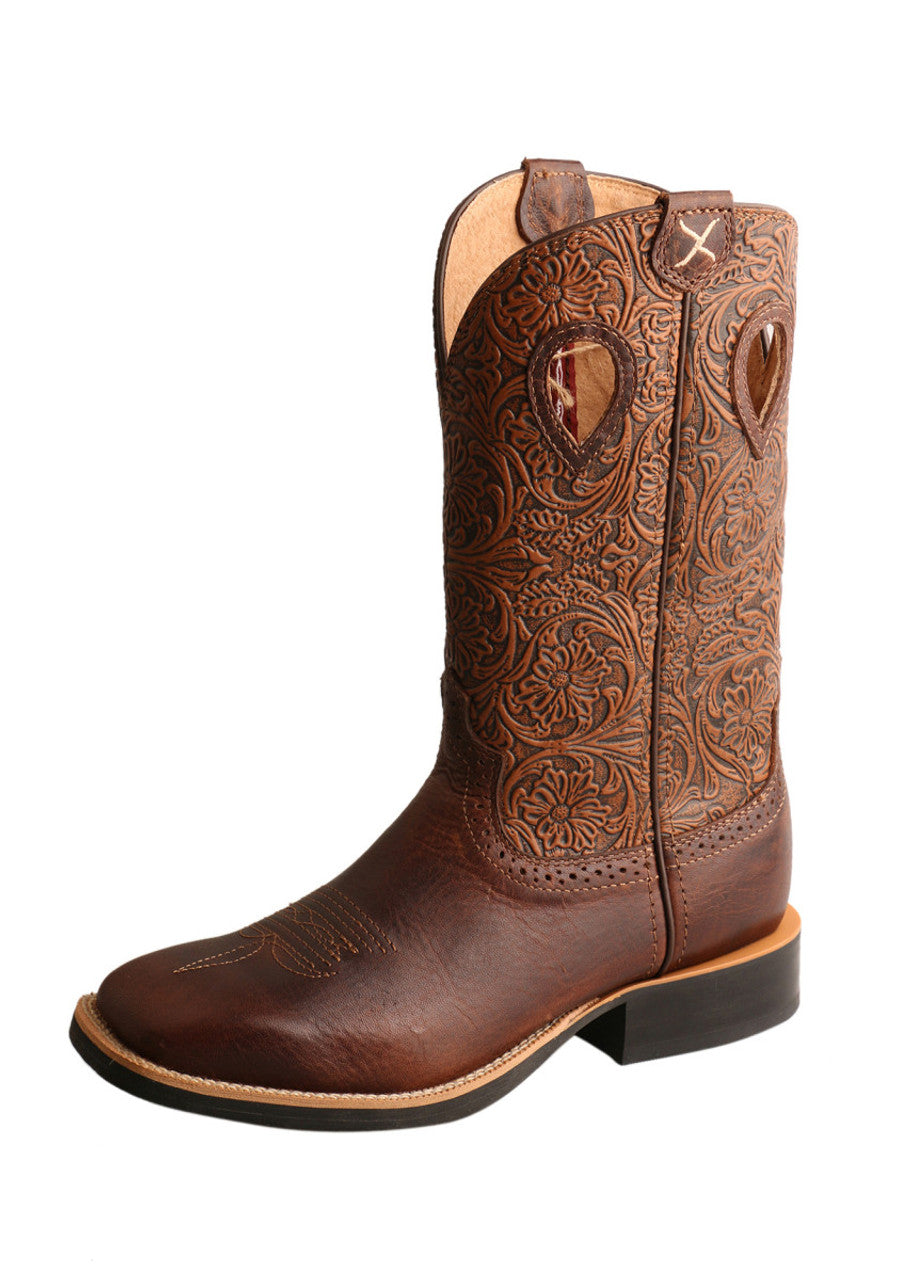 TWISTED X - WOMEN'S RUFF STOCK IN (UMBER/CHESTNUT)