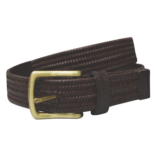 Thomas Cook Stretch Leather Belt - Brown