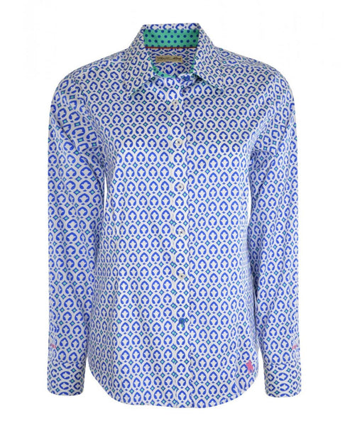 Thomas Cook Women's Harington L/S Shirt - Blue/White