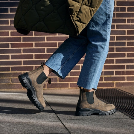 Blundstone 2239 Mens Lug Chelsea Boots - Rustic Brown