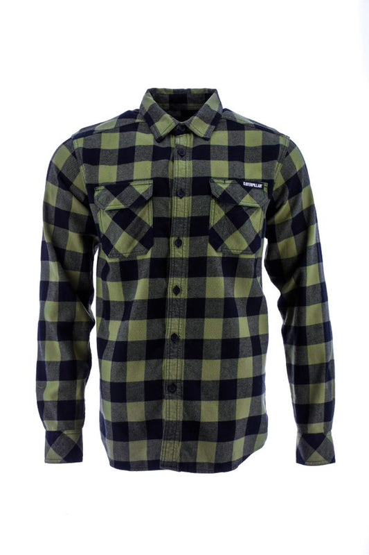 CAT Men's Buffalo Check Work Shirt