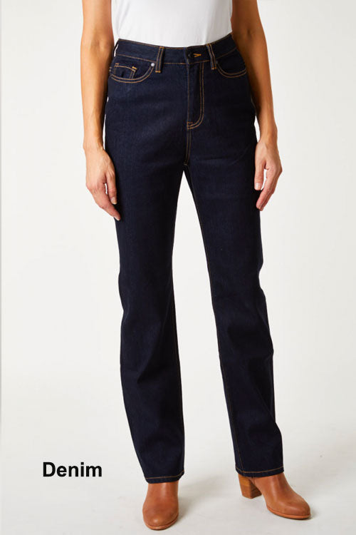 Toorallie Women's Bendigo High Rise Jean - Denim