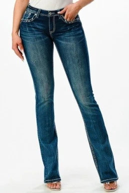 GRACE IN LA LADIES JEANS - EASY FIT EB51777