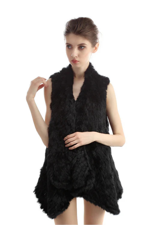 Heavenly Craft Rabbit Fur Vest - V.07