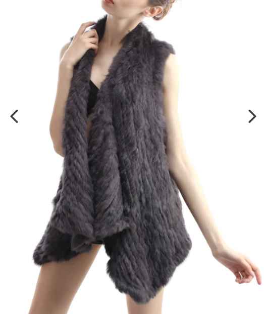 Heavenly Craft Rabbit Fur Vest - V.07