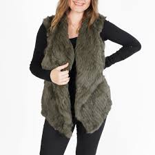 Heavenly Craft Rabbit Fur Vest - V.07