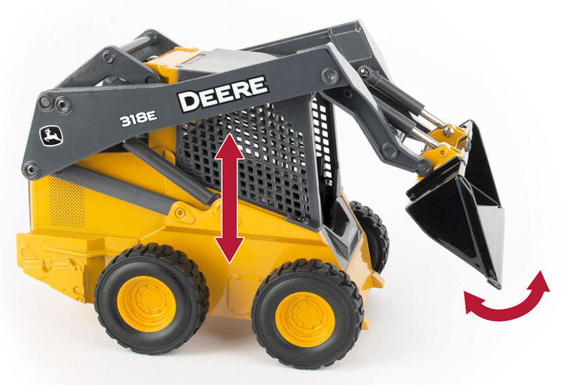 John Deere 1:16 318E Skid Steer Loader