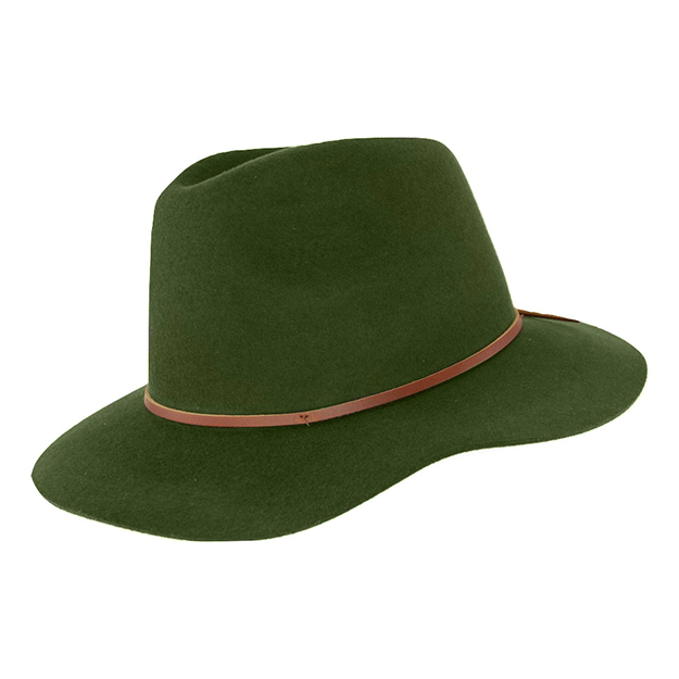 Brixton Wesley Weather Guard Packable Fedora - Light Moss