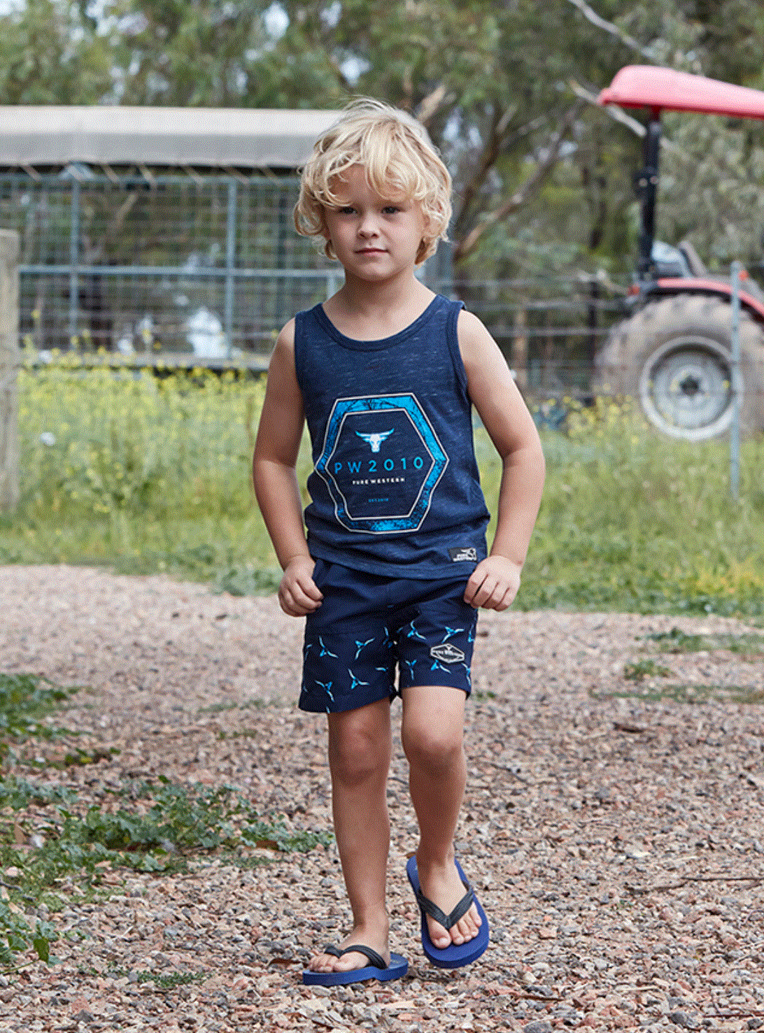 Pure Western Boys Wilson Singlet - SALE