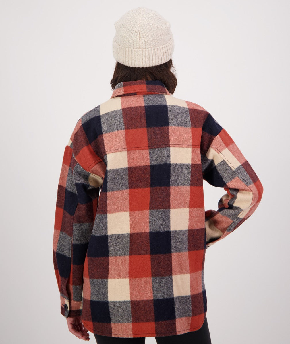 Swanndri Women's Anchorage V2 Wool Shirt Jacket - Georgia Check