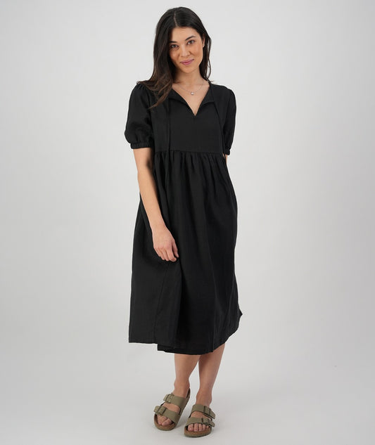 Swanndri Women's Bellewood Linen Dress - Black