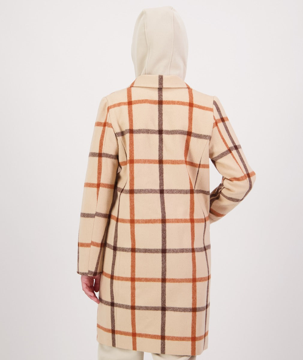 Swanndri Women's Monarch Wool Car Coat - Vintage Check