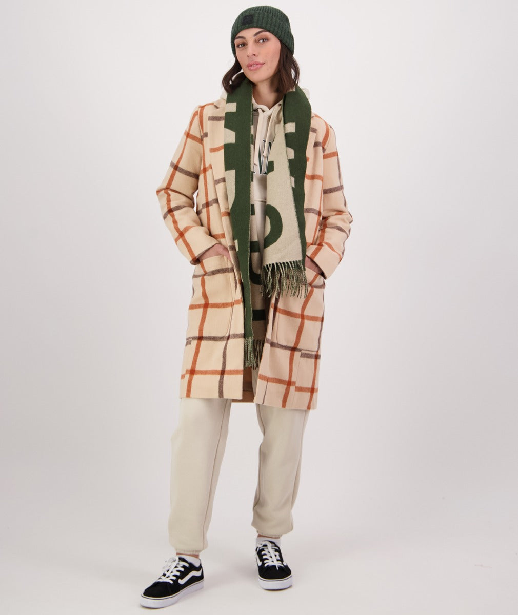 Swanndri Women's Monarch Wool Car Coat - Vintage Check