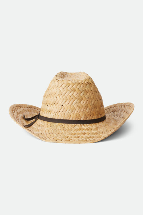 Brixton Houston 100% Straw Cowboy Hat - Natural